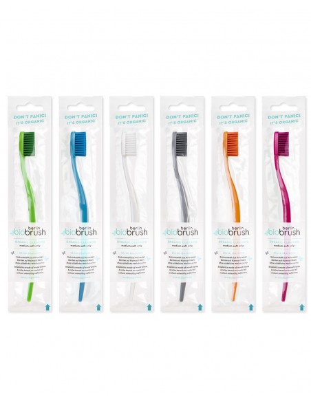 Spazzolino da denti biodegradabile - Grigio - Biobrush - Wingsbeat