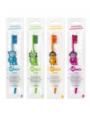 Spazzolino da denti Baby biodegradabile - Blu - Biobrush Berlino - Wingsbeat Spazzolino da denti Baby biodegradabile - Blu - Biobrush Berlino - Wingsbeat