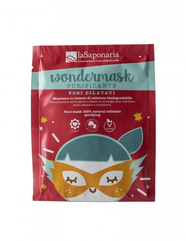 Wondermask - maschera in tessuto purificante - La Saponaria - Wingsbeat