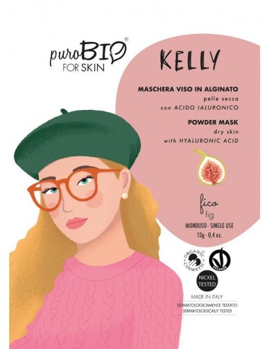 Kelly maschera viso peel off pelli secche - fico - Wingsbeat