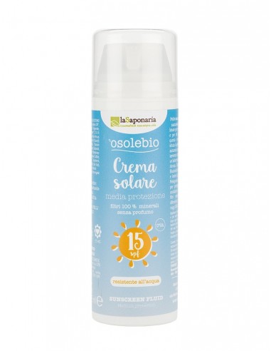 Crema Solare Media Protezione SPF 15 - La Saponaria - Wingsbeat Crema Solare Media Protezione SPF 15 - La Saponaria - Wingsbeat