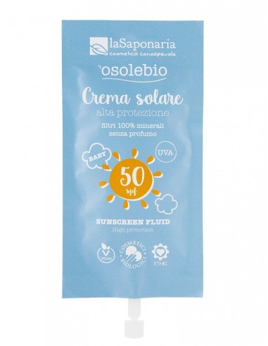 Osolebio - Crema Solare Alta Protezione Bimbi - Spf50 - La Saponaria - Wingsbeat Osolebio - Crema Solare Alta Protezione Bimbi - Spf50 - La Saponaria - Wingsbeat