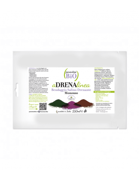 aDRENalinea|Bendaggio Salino Drenante Monouso|Parentesi Bio|Wingsbeat