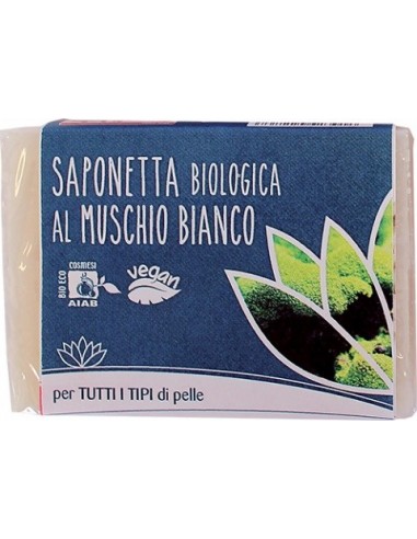 Saponetta biologica al muschio bianco|Fior di Loto|Wingsbeat