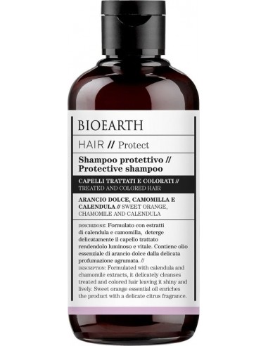 Shampoo protettivo capelli trattati e colorati|Bioearth|Wingsbeat