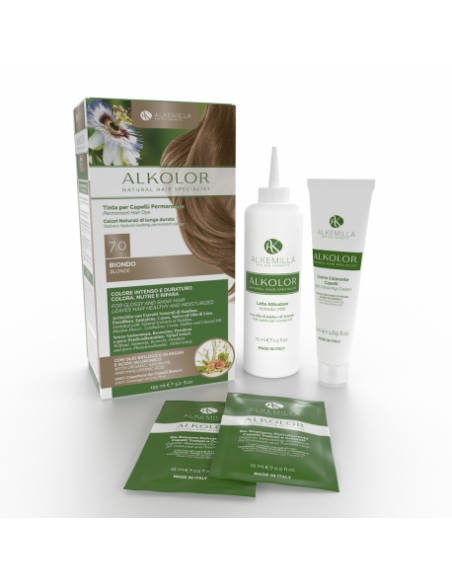 Tinta per Capelli Permanente 7.0 Biondo|Alkemilla|Wingsbeat Tinta per Capelli Permanente 7.0 Biondo|Alkemilla|Wingsbeat