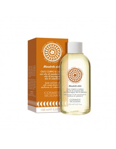 Olio Corpo E Capelli Mandorle Dolci|Cosmesi Siciliana|Wingsbeat Olio Corpo E Capelli Mandorle Dolci|Cosmesi Siciliana|Wingsbeat