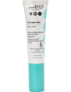 Crema Viso Sebonormalizzante Opacizzante|Purobio|Wingsbeat