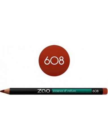 Matita Occhi 608 Marrone Aranciato|Zao|Wingsbeat Matita Occhi 608 Marrone Aranciato|Zao|Wingsbeat