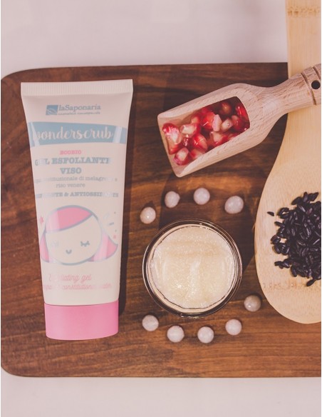 WonderScrub - Gel esfoliante viso|La Saponaria|Wingsbeat WonderScrub - Gel esfoliante viso|La Saponaria|Wingsbeat
